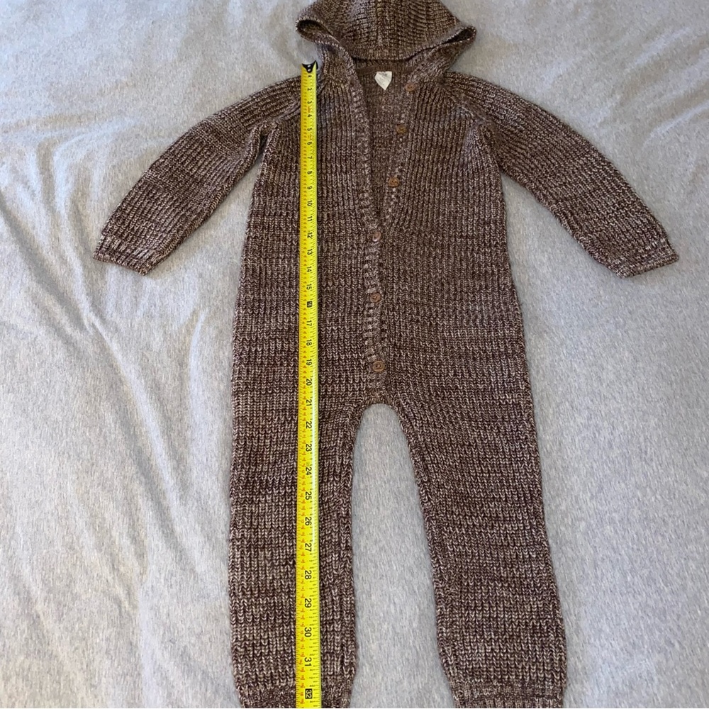 New unopened knit 100% wool jumpsuit for kids size 3-4 t